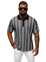 Polo krekls vīriešiem Fit O/3C360-54157, pelēks cena un informācija | Vīriešu T-krekli | 220.lv