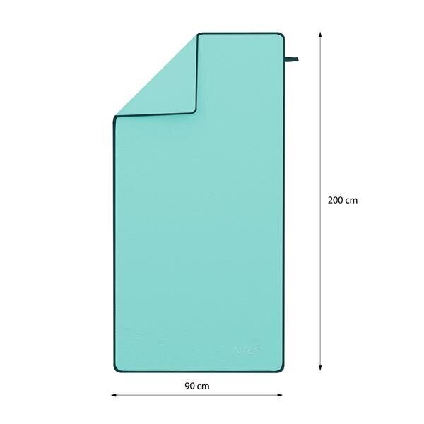 Mikrošķiedras dvielis Nils Camp, 200x90 cm, zils cena un informācija | Citas tūrisma preces | 220.lv