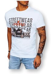 T-krekls vīriešiem Streetwear RX5070-53495, balts cena un informācija | Vīriešu T-krekli | 220.lv