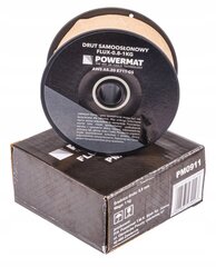 Metināšanas stieple Powermat FLUX-0,8-1KG, 0,8mm, 1 kg cena un informācija | Metināšanas iekārtas, lodāmuri | 220.lv