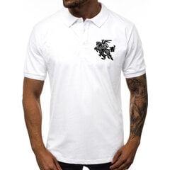 Polo krekls vīriešiem Vytis 171221-53977, balts цена и информация | Мужские футболки | 220.lv
