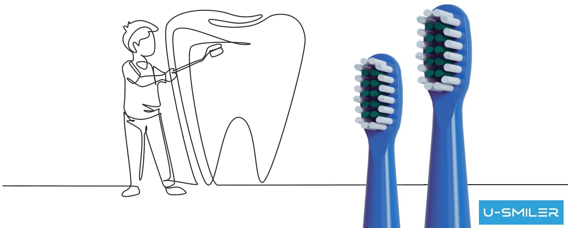 U-Smiler 991146 cena un informācija | Elektriskās zobu birstes | 220.lv