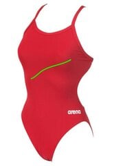 Sieviešu peldkostīms Arena Team Challenge, sarkans cena un informācija | Peldkostīmi | 220.lv