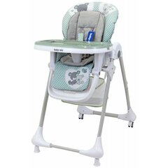 Детский стульчик для кормления Baby Mix Infant, зеленый цена и информация | Стульчики для кормления | 220.lv