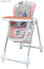 Детский стульчик для кормления Baby Mix Infant, розовый цена и информация | Стульчики для кормления | 220.lv