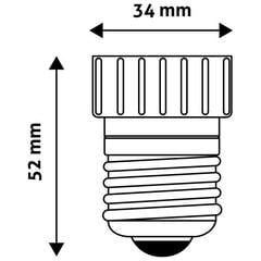 Патрон лампы Entac E27/GU10 цена и информация | Электрические выключатели, розетки | 220.lv