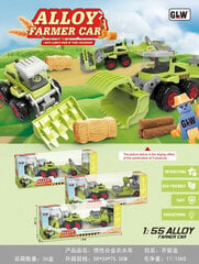 Lauksaimniecības traktors bērniem 1:55 Traktors + piekabe ar dārza smidzinātāju cena un informācija | Rotaļlietas zēniem | 220.lv