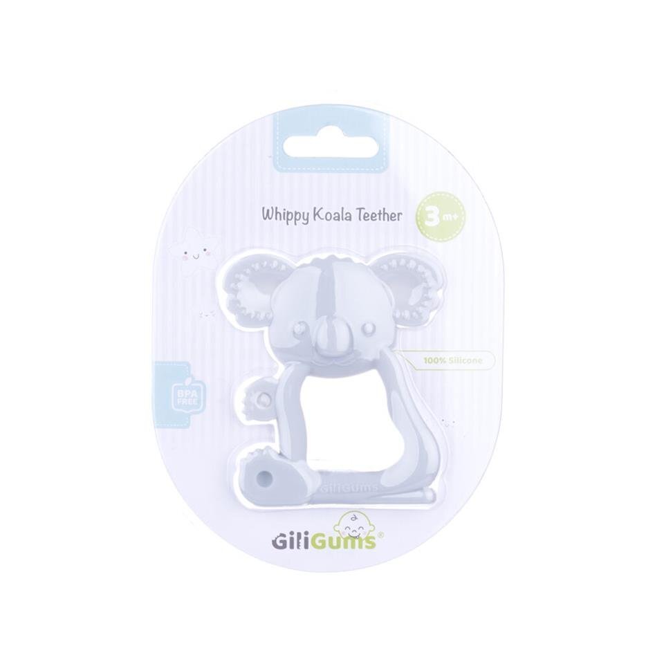 Silikoninis kramtukas Koala, pilkas цена и информация | Rotaļlietas zīdaiņiem | 220.lv