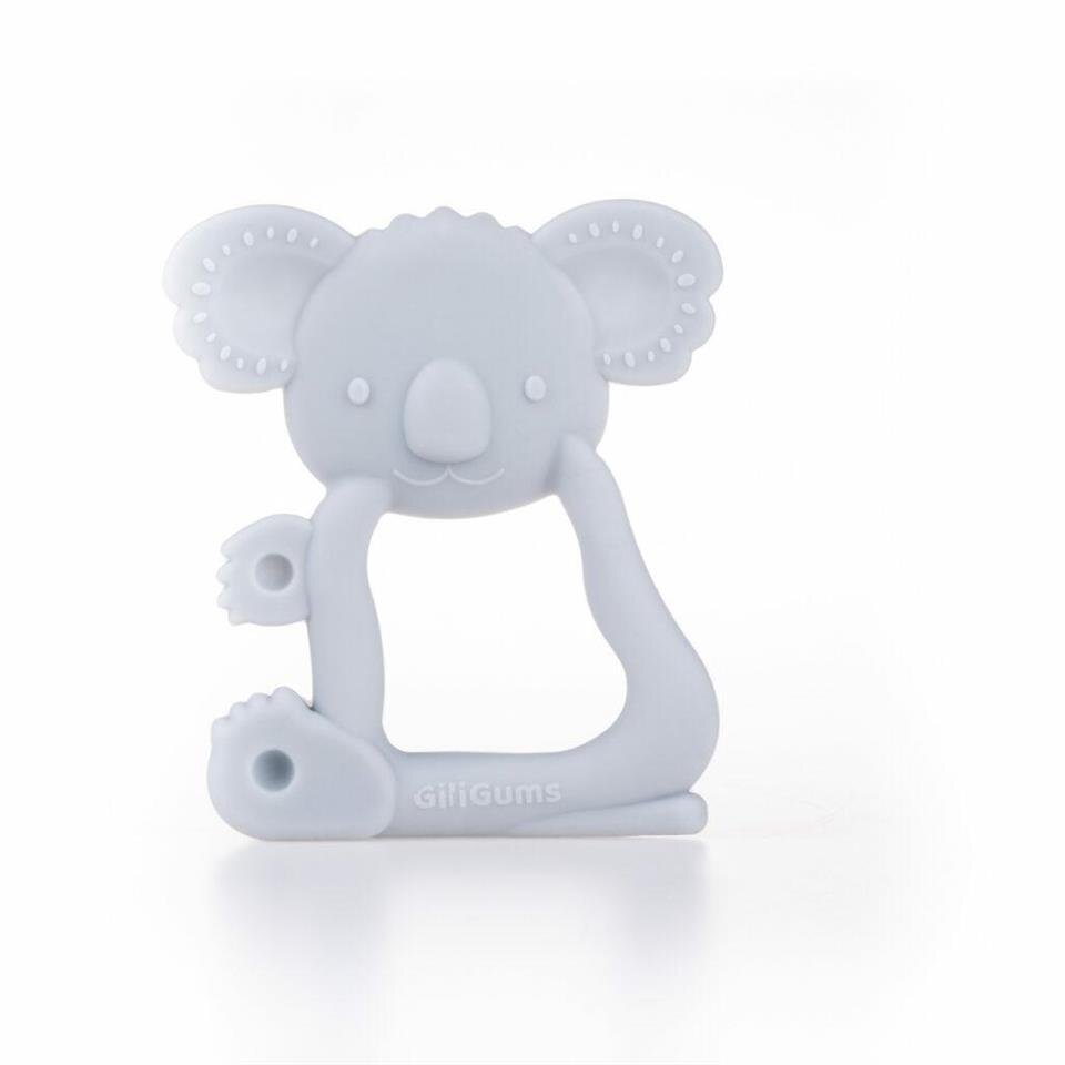 Silikoninis kramtukas Koala, pilkas цена и информация | Rotaļlietas zīdaiņiem | 220.lv