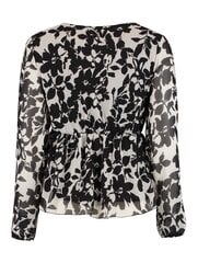 Hailys женская блузка MONALI PL*7172, черный/белый 4068696076170 цена и информация | Женские блузки, рубашки | 220.lv
