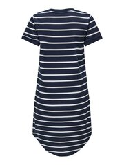 JDY женское платье 15298074*01, тёмно-синий /белый 5715509505301 цена и информация | Платья | 220.lv