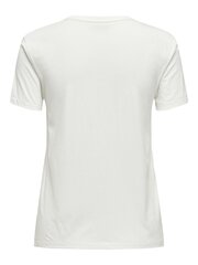 JDY женская футболка 15311702*03, белый/синий 5715518030702 цена и информация | Женские футболки | 220.lv