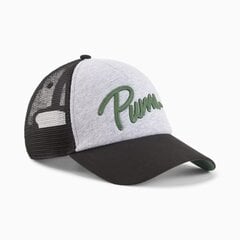 Puma vīriešu cepure 025120*01, melna/pelēka 4099685694624 cena un informācija | Vīriešu cepures, šalles, cimdi | 220.lv