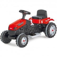 Vienvietis akumuliatorinis traktorius Woopie Farmer PowerTrac, raudonas cena un informācija | Bērnu elektroauto | 220.lv