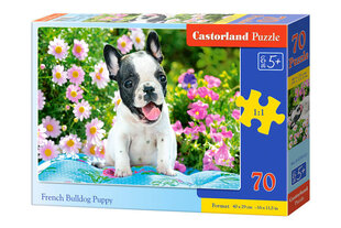 Пазл Castorland French Bulldog Puppy, 70 деталей цена и информация | Пазлы | 220.lv
