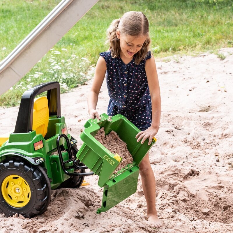 Bērnu kaste traktoram Rolly Toys cena un informācija | Bērnu elektroauto | 220.lv