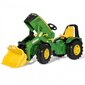 Rolly Toys John Deere pedalinis traktorius, žalias cena un informācija | Balansa velosipēdi | 220.lv