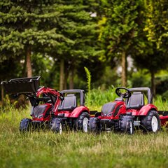 Minamais traktors Falk Valtra, sarkans cena un informācija | Rotaļlietas zēniem | 220.lv
