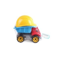 Пластиковый самосвал + каска для маленького строителя цена и информация | Игрушки для мальчиков | 220.lv