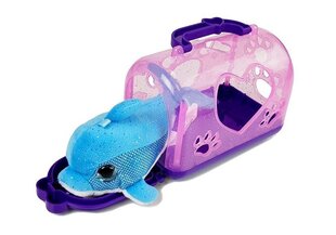 Plīša delfīns ar transportēšanas kasti Lean Toys цена и информация | Мягкие игрушки | 220.lv