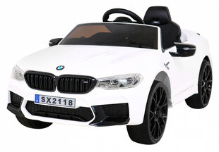 Одноместный электромобиль Bmw M5 DRIFT, белый цена и информация | Электромобили для детей | 220.lv