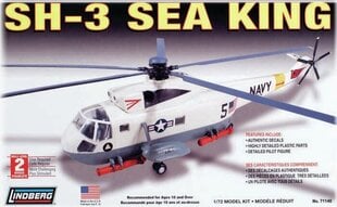Līmējams modelis Linberg SH-3 Sea King, balts цена и информация | Склеиваемые модели | 220.lv