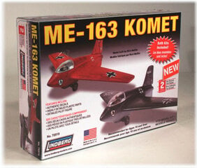 Līmējošais modelis Lindberg Messerschmitt ME-163, sarkans цена и информация | Склеиваемые модели | 220.lv