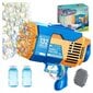 Ziepju burbuļu pistole ar apgaismojumu, zila, 24 x 21 x 12,5 cm cena un informācija | Ūdens, smilšu un pludmales rotaļlietas | 220.lv