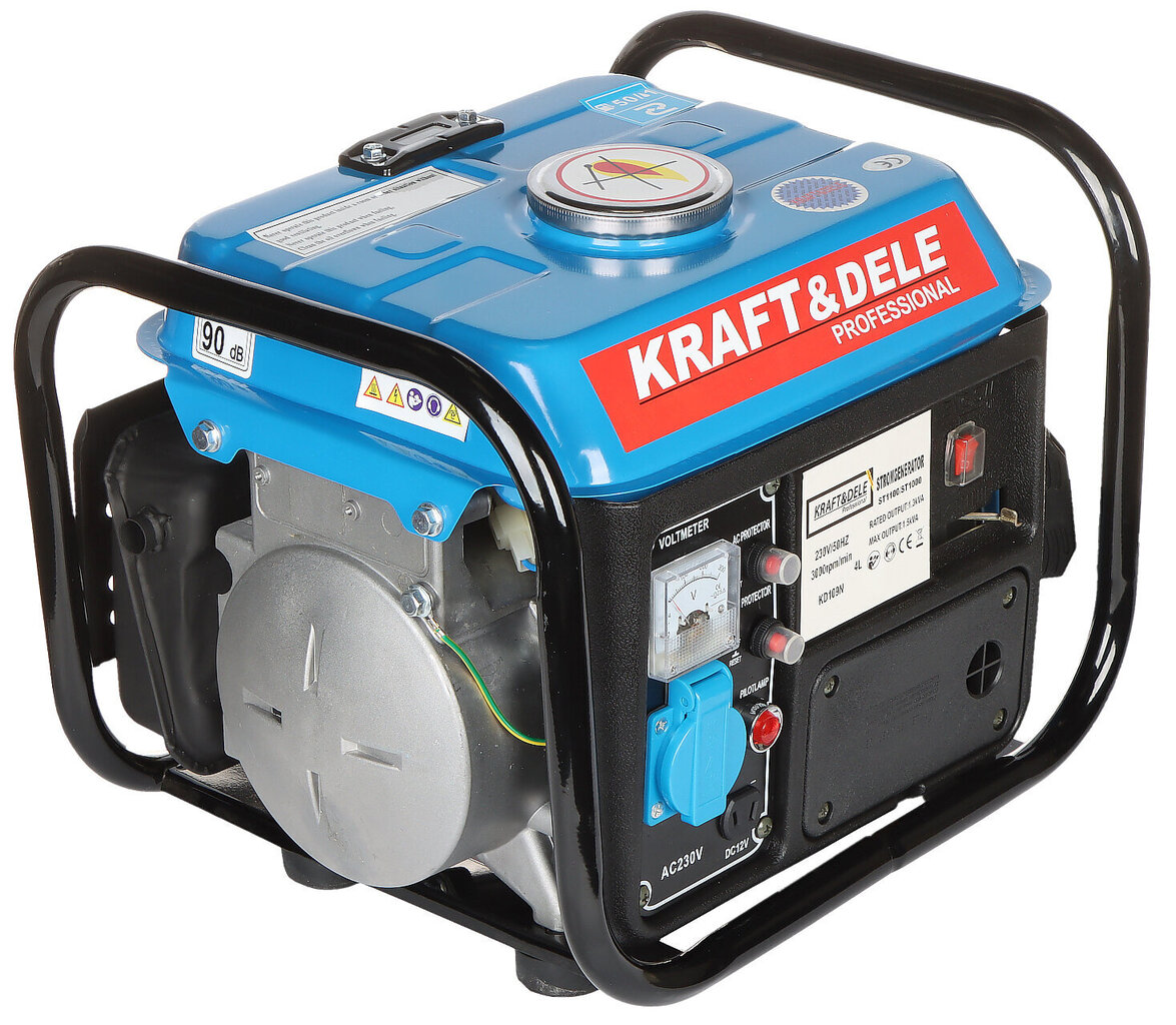 Strāvas ģenerators 800 W Kraft&Dele cena un informācija | Elektrības ģeneratori | 220.lv