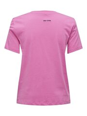 Женская футболка Only 15316728*04 5715511902341, тёмно-розовая цена и информация | Футболка женская | 220.lv