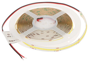 LED GAISMAS STRIPLE LED-COB-24V/12W-CW/5M - 6500 K MW Lighting cena un informācija | LED lentes | 220.lv