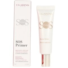 Tonālais krēms Clarins SOS 00 white, 30 ml cena un informācija | Grima bāzes, tonālie krēmi, pūderi | 220.lv