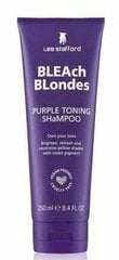 Krāsojošs matu šampūns Lee Stafford Shampoo, Bleach Blonde with Purple Reign, 250 ml цена и информация | Шампуни | 220.lv