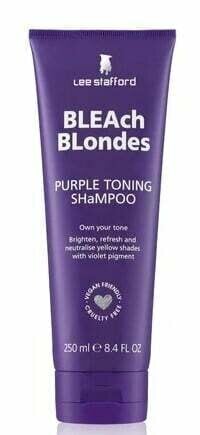 Krāsojošs matu šampūns Lee Stafford Shampoo, Bleach Blonde with Purple Reign, 250 ml cena un informācija | Šampūni | 220.lv