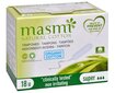 Tamponi Masmi Natural Cotton, 18 gab. цена и информация | Tamponi, higiēniskās paketes, ieliktnīši | 220.lv