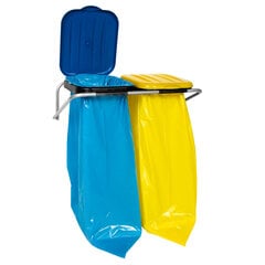 Настенный держатель для сортировки мусора, 2 цвета - мешки 120л. цена и информация | Кухонные принадлежности | 220.lv