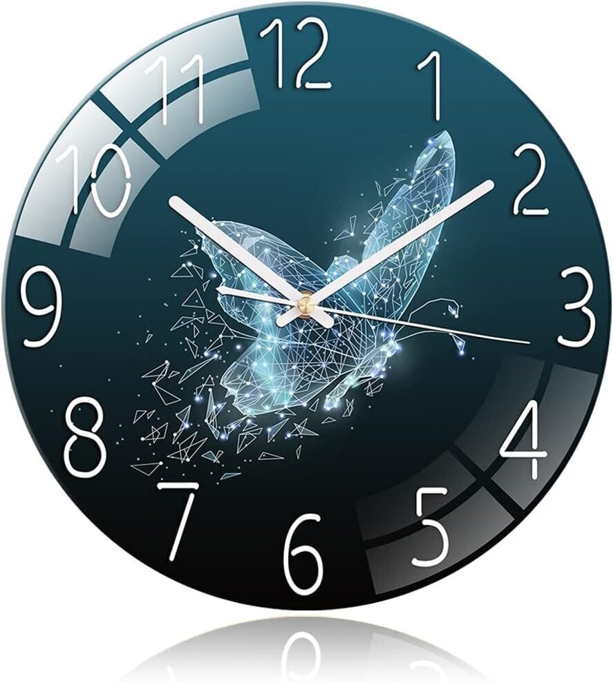 Cooltto Borboleta sienas pulkstenis cena un informācija | Pulksteņi | 220.lv