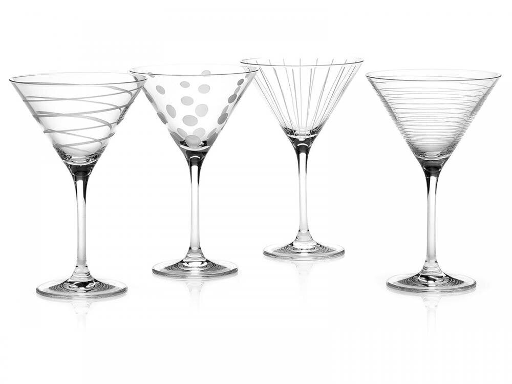 Mikasa martini glāzes, 4gab., .290ml cena un informācija | Glāzes, krūzes, karafes | 220.lv