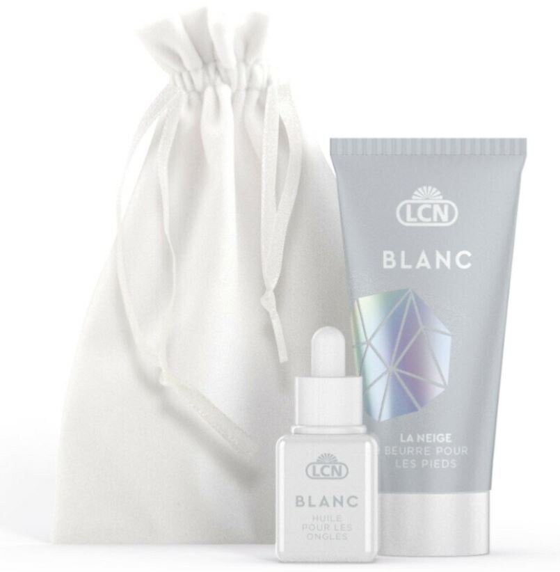 Komplekts pēdu un nagu kopšanai Lcn Set 2 Blanc, 30ml, 8 ml цена и информация | Ķermeņa krēmi, losjoni | 220.lv