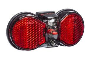 Велосипедный фонарь задний Smart TL278R, чёрный цена и информация | Велосипедные фонари, отражатели | 220.lv