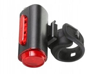 Велосипедный фонарь задний, JY-6058, чёрный цена и информация | Велосипедные фонари, отражатели | 220.lv