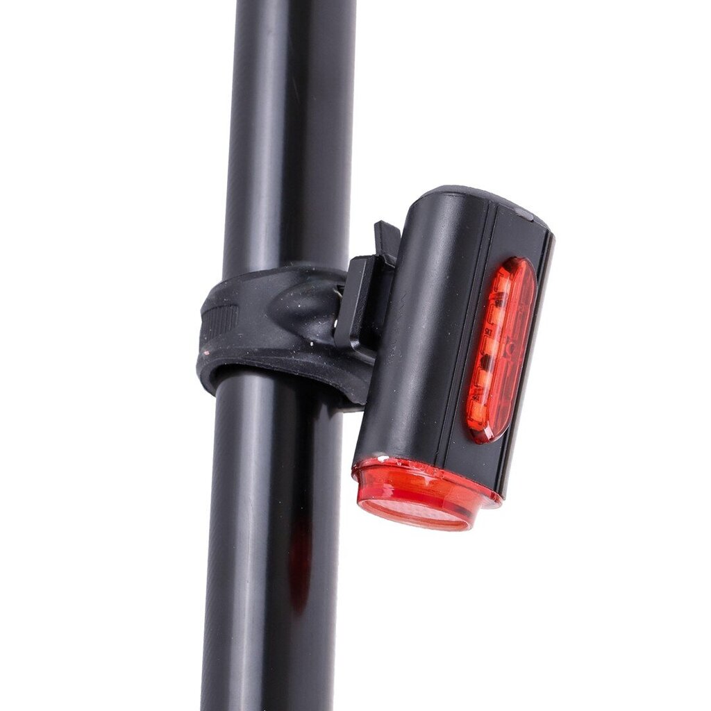 Aizmugurējais velosipēda lukturis JY-6058, melns cena un informācija | Velo lukturi un atstarotāji | 220.lv