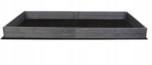Приподнятая деревянная грядка с агротекстилем, 117 х 237 см. цена и информация | Теплицы | 220.lv