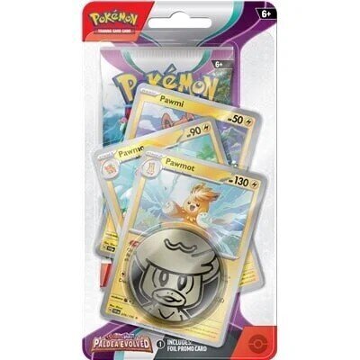 Spēles papildinājums Pokémon TCG: Scarlet & Violet Paldea Evolved Premium Checklane cena un informācija | Galda spēles | 220.lv