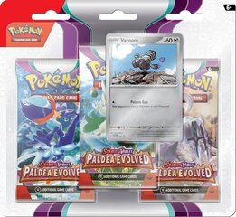 Spēles papildinājums Pokémon TCG: Scarlet & Violet Paldea Evolved 3-Pack Blister Mix cena un informācija | Galda spēles | 220.lv