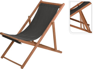 Dārza krēsls Acacia W F1, melna/brūna cena un informācija | Dārza krēsli | 220.lv