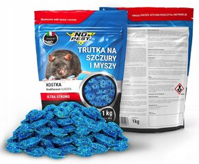 No Pest žurku inde, 1 kg цена и информация | Средства защиты от кротов, грызунов | 220.lv