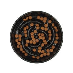 Tailium keramikas lēnas barošanas bļoda suņiem, melns cena un informācija | Bļodas, kastes pārtikas | 220.lv