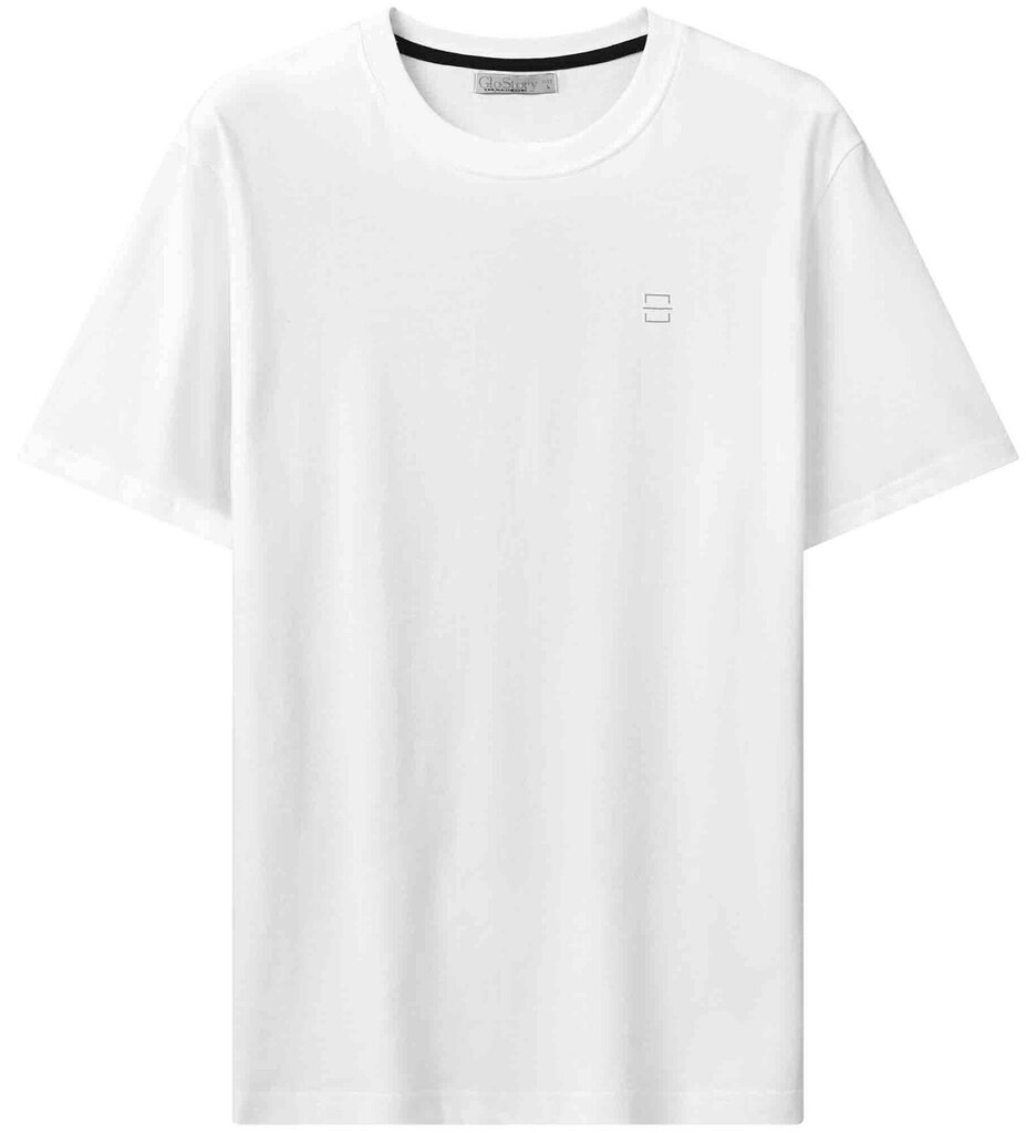 T-krekls vīriešiem Glo Story MPO 3540, balts cena un informācija | Vīriešu T-krekli | 220.lv