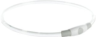 Мигающий ошейник Flash Light ring USB, SM: 40 см/д 8 мм, разноцветный цена и информация | Ошейники, подтяжки для собак | 220.lv